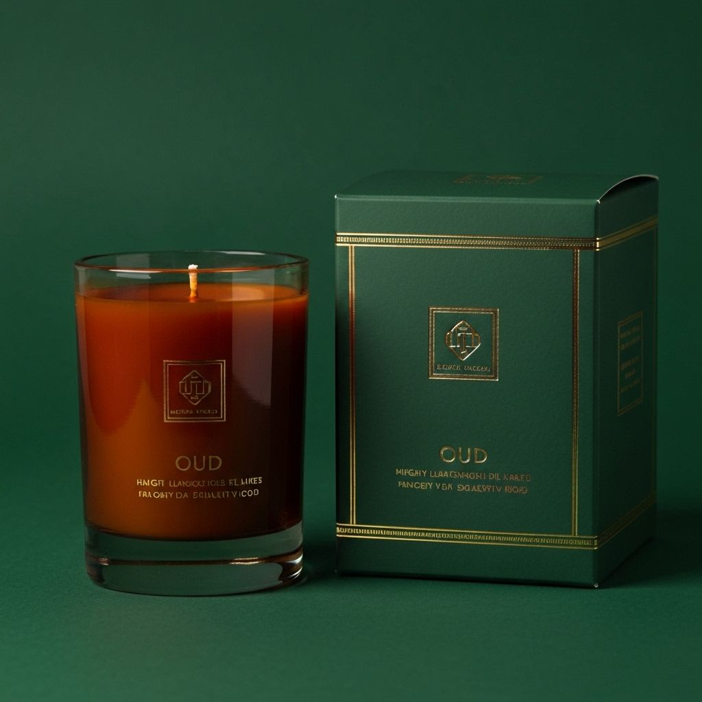 Amber & Oud Candle